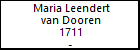 Maria Leendert van Dooren