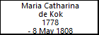 Maria Catharina de Kok