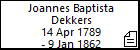Joannes Baptista Dekkers