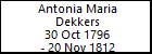 Antonia Maria Dekkers
