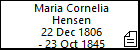 Maria Cornelia Hensen
