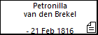 Petronilla van den Brekel