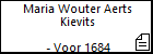 Maria Wouter Aerts Kievits