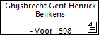 Ghijsbrecht Gerit Henrick Beijkens