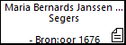 Maria Bernards Janssen Gijsbert Segers