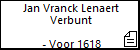 Jan Vranck Lenaert Verbunt