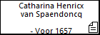 Catharina Henricx van Spaendoncq