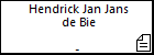 Hendrick Jan Jans de Bie