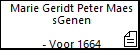 Marie Geridt Peter Maes sGenen