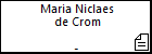 Maria Niclaes de Crom