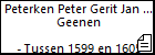 Peterken Peter Gerit Jan Maes Geenen