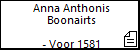Anna Anthonis Boonairts