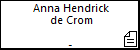 Anna Hendrick de Crom
