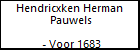 Hendricxken Herman  Pauwels