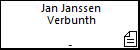 Jan Janssen Verbunth