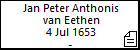 Jan Peter Anthonis van Eethen