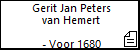 Gerit Jan Peters van Hemert