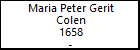 Maria Peter Gerit Colen