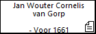 Jan Wouter Cornelis van Gorp