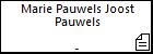 Marie Pauwels Joost Pauwels