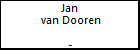 Jan  van Dooren