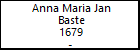 Anna Maria Jan Baste