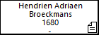 Hendrien Adriaen Broeckmans