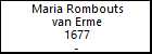 Maria Rombouts van Erme