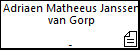 Adriaen Matheeus Janssen van Gorp