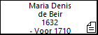 Maria Denis de Beir