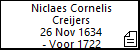 Niclaes Cornelis Creijers
