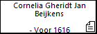 Cornelia Gheridt Jan Beijkens