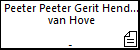 Peeter Peeter Gerit Hendrixssoon van Hove