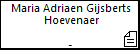 Maria Adriaen Gijsberts Hoevenaer