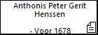 Anthonis Peter Gerit Henssen