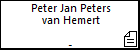 Peter Jan Peters van Hemert