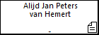 Alijd Jan Peters van Hemert