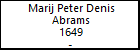 Marij Peter Denis Abrams