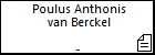Poulus Anthonis van Berckel