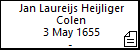 Jan Laureijs Heijliger Colen