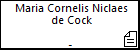 Maria Cornelis Niclaes de Cock