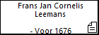Frans Jan Cornelis Leemans