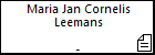 Maria Jan Cornelis Leemans