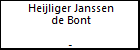 Heijliger Janssen de Bont