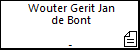 Wouter Gerit Jan de Bont