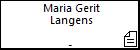 Maria Gerit Langens