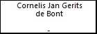 Cornelis Jan Gerits de Bont