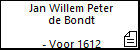 Jan Willem Peter de Bondt
