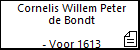Cornelis Willem Peter de Bondt