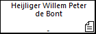 Heijliger Willem Peter de Bont